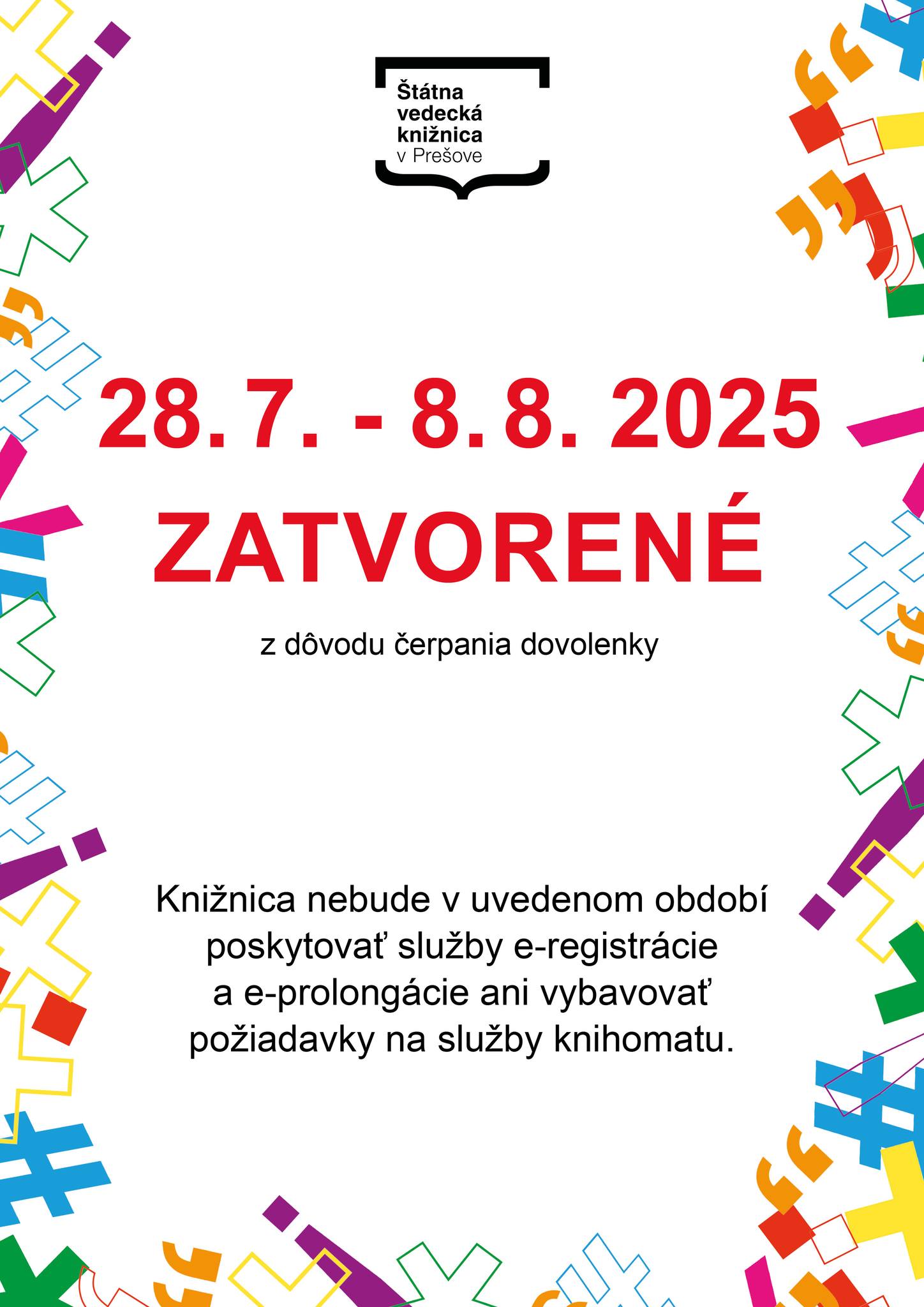 Obsah plagátu k podujatiu v texte.