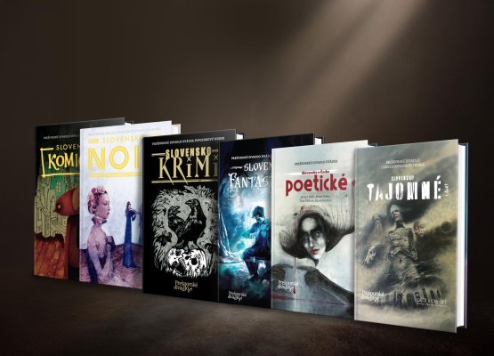 Fotografia obálok kníh zo série Slovensko