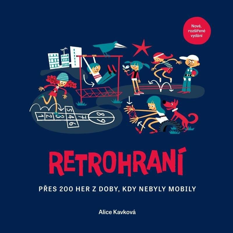 Fotografia obálky knihy Retrohraní, přes 200 her z doby, kdy nebyly mobily