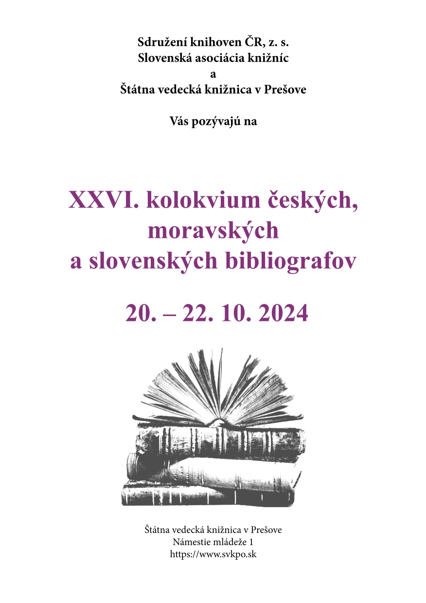 Obsah plagátu k podujatiu v texte. 