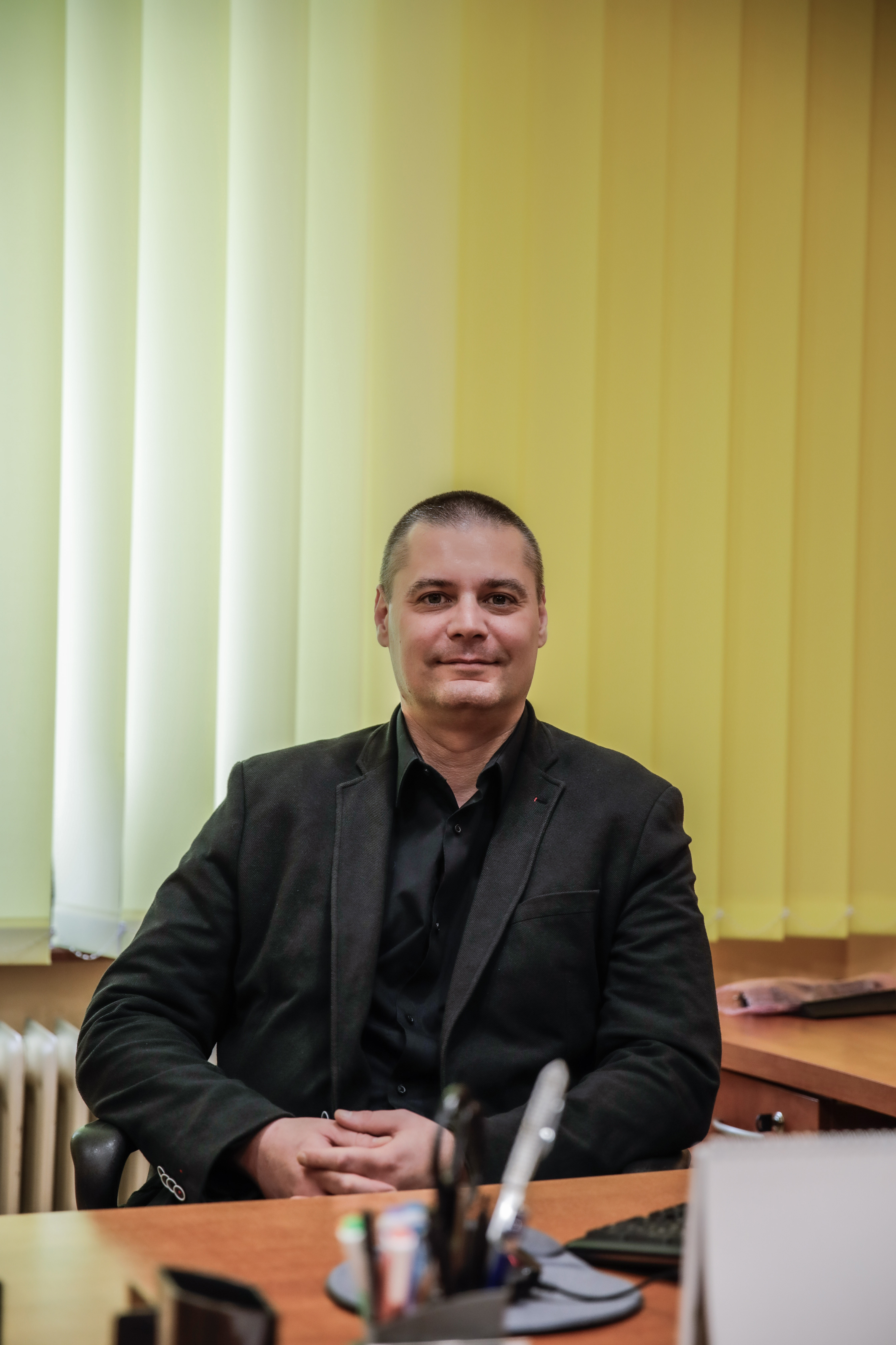 Fotografia riaditeľa Štátnej vedeckej knižnice v Prešove, Mgr. Peter Čekan, PhD. 