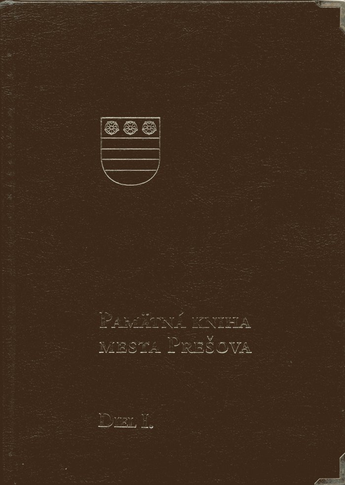 Pamätná kniha mesta Prešova. Diel I. (do roku 1700) - koža