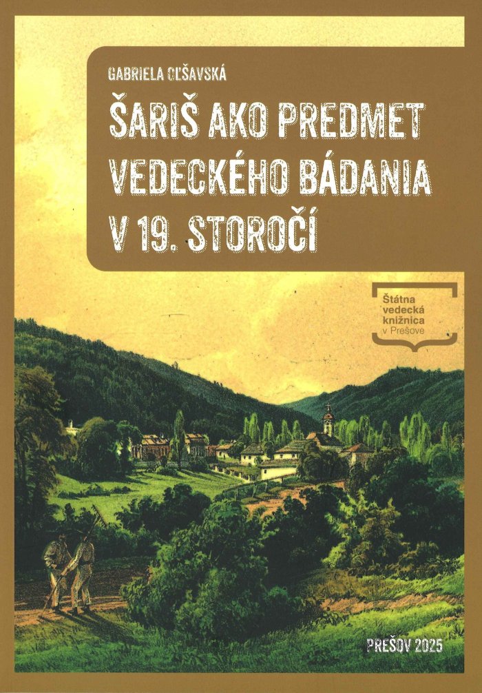 Šariš ako predmet vedeckého bádania v 19. storočí