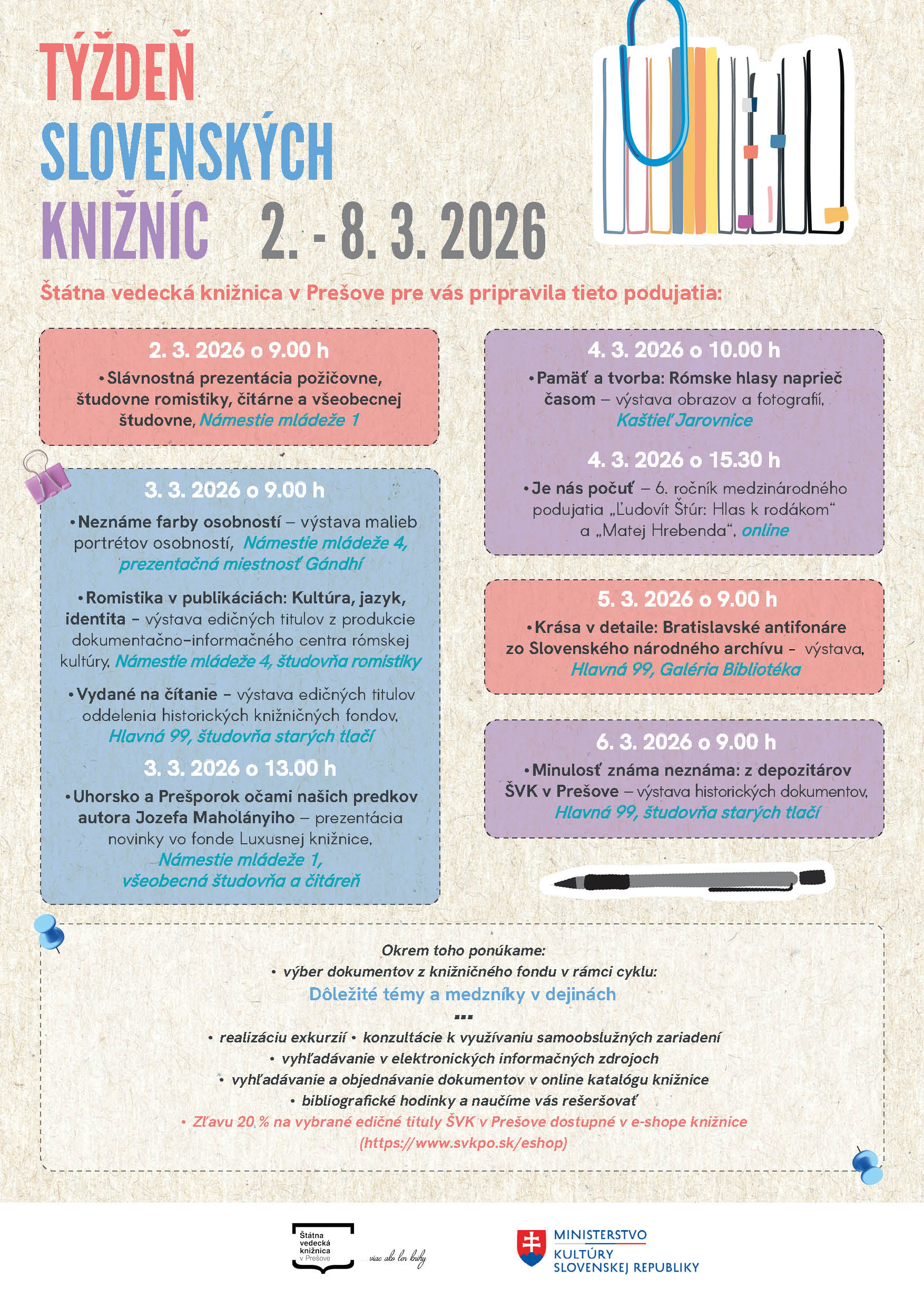 Obsah plagátu k podujatiu v texte.