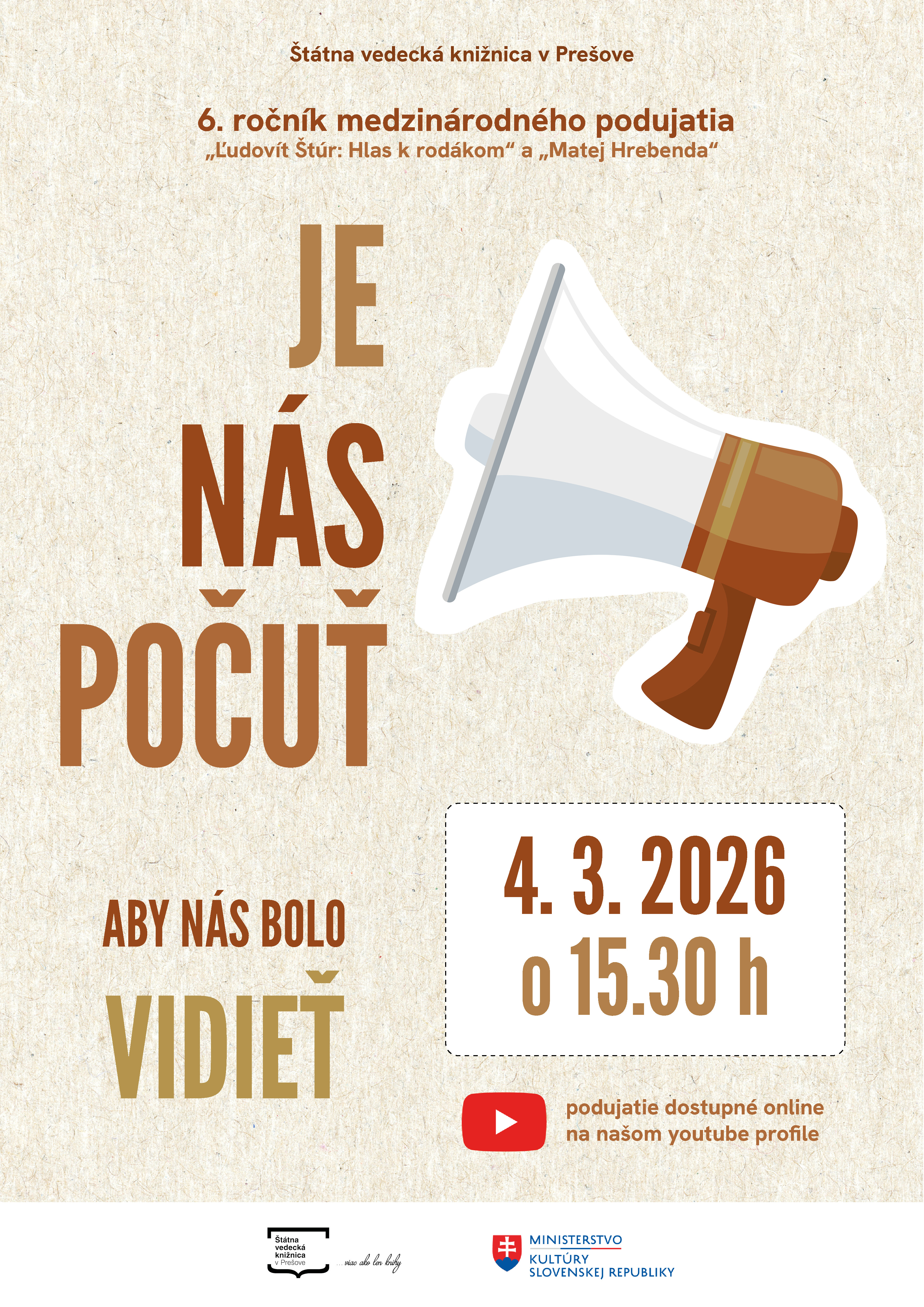 Obsah plagátu k podujatiu v texte.